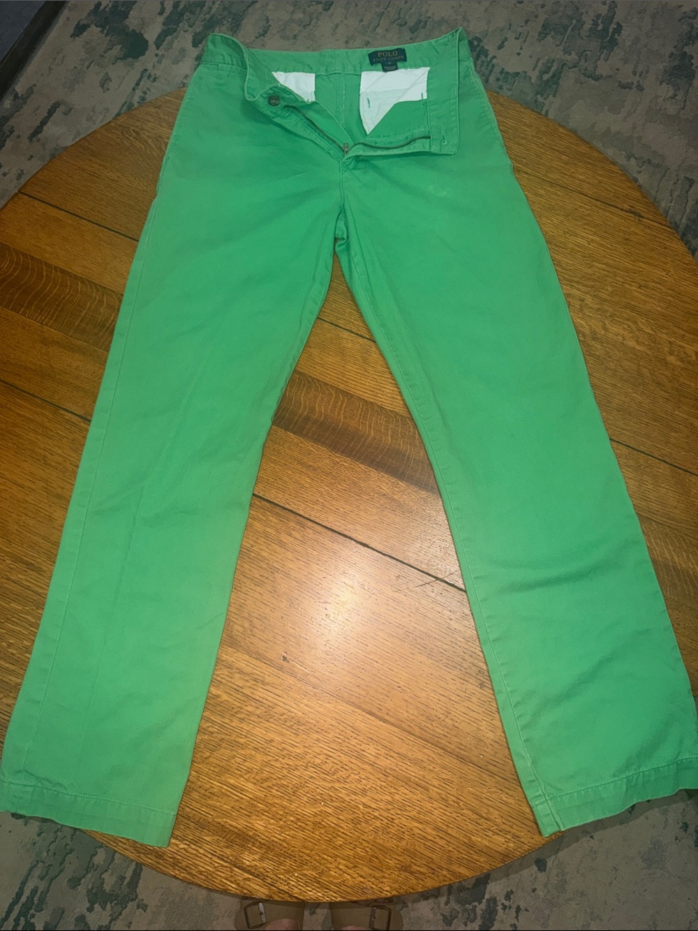 Polo boys Kelly green dress pant